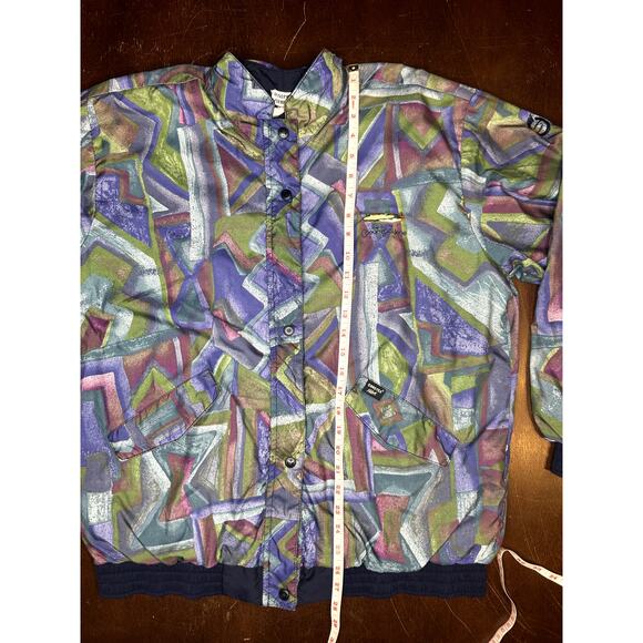 VTG 1990s Gore-tex The Coeur d'Alene LPGA Golf Tour Full Zip Up Abstract Jacket - Picture 5 of 16